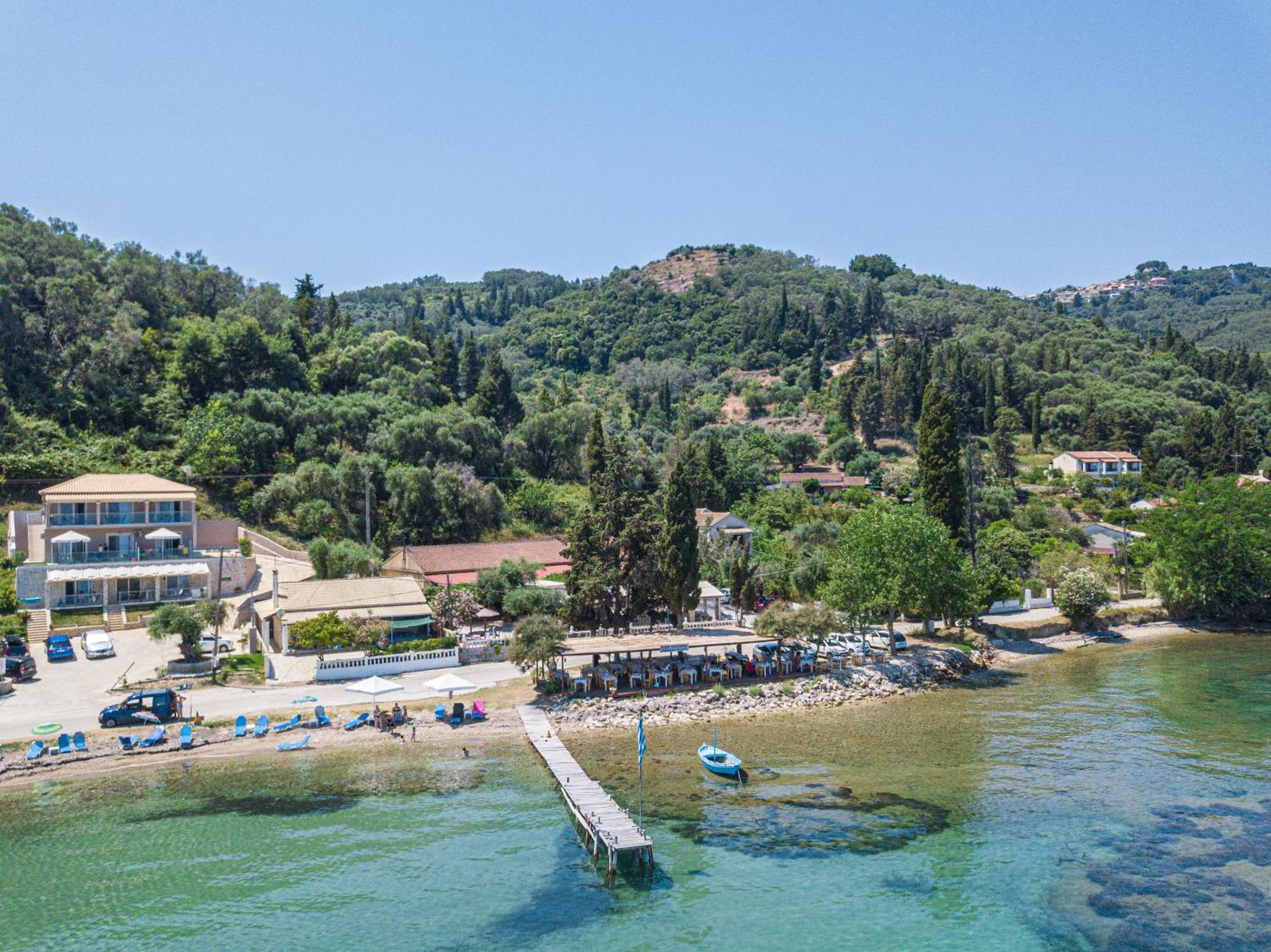 Villa Boukari Beach Vukarí Kültér fotó