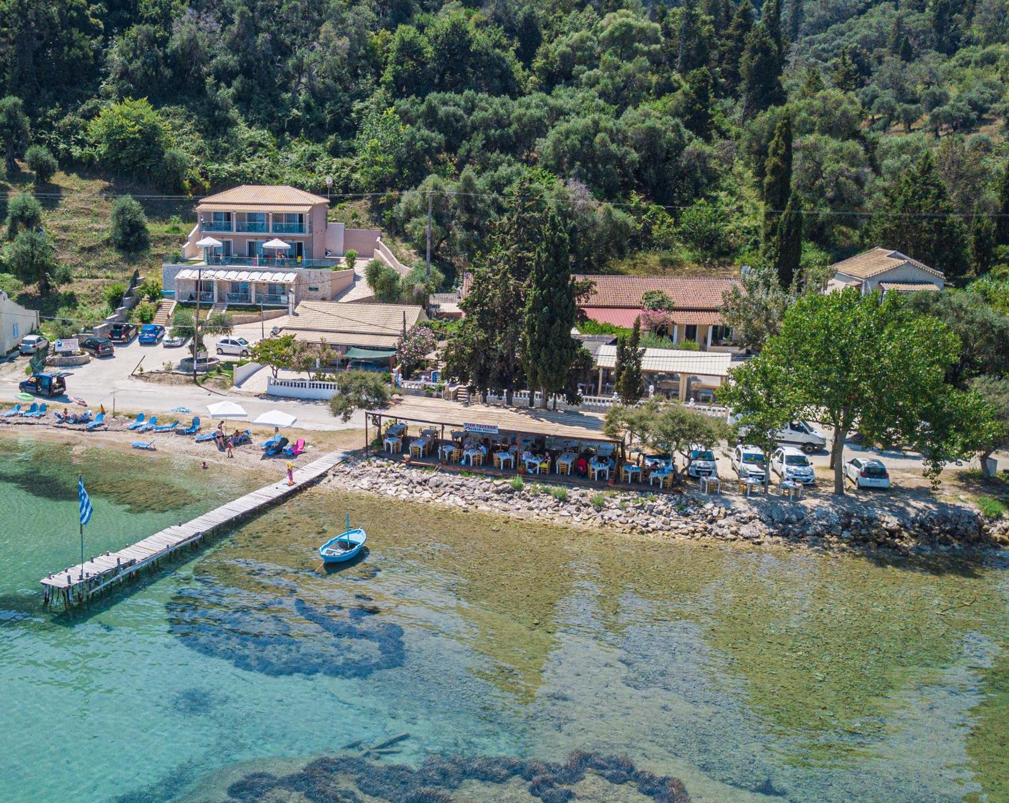 Villa Boukari Beach Vukarí Kültér fotó